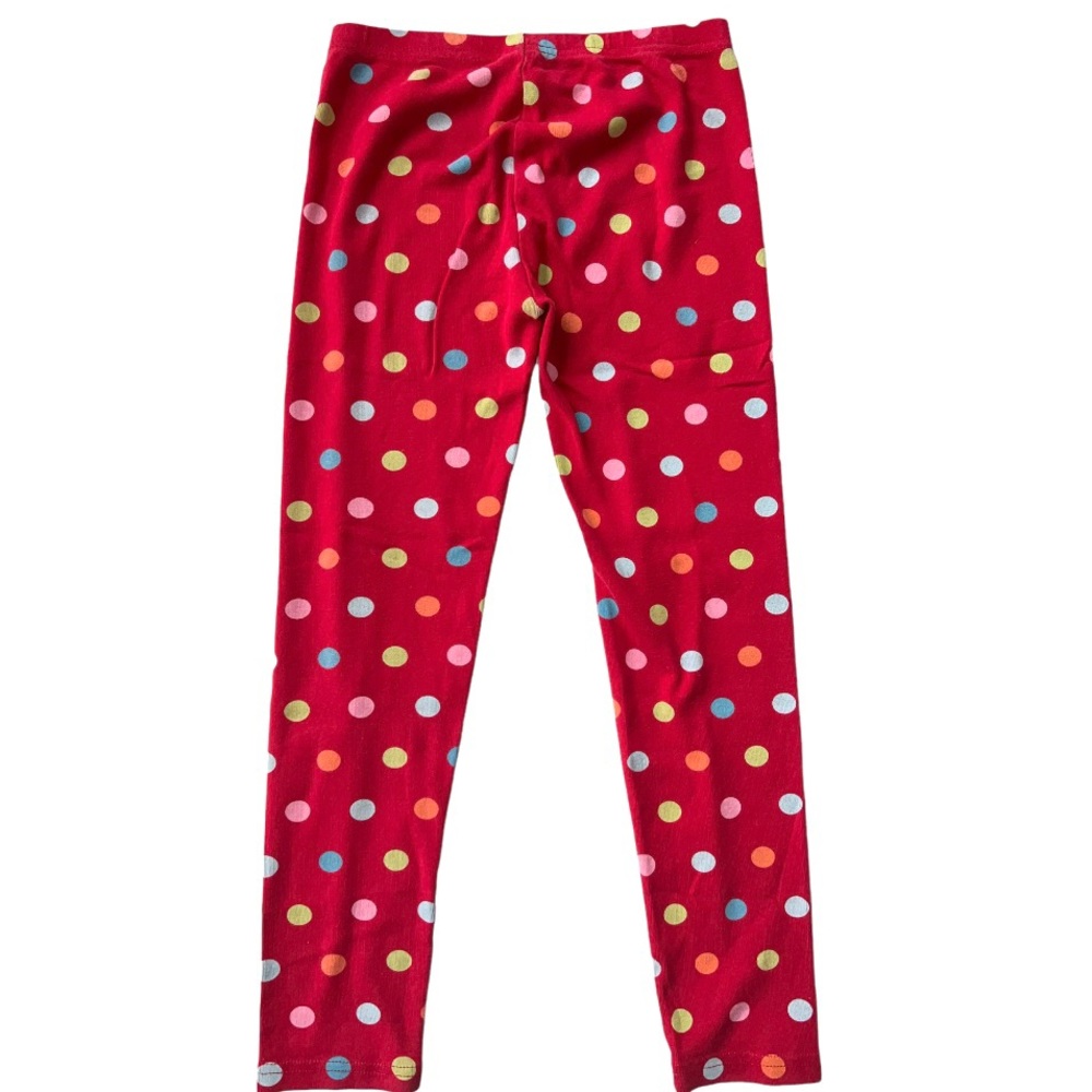 Gymboree size 8 red rainbow polka dot pajamas - Picture 5 of 5